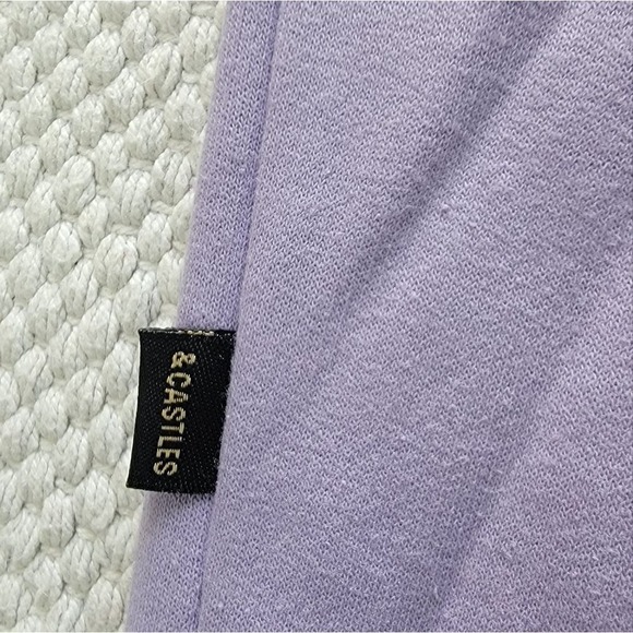 Crooks & Castles Gothic C Crewneck Sweatshirt Lavender‎ size Small - Picture 6 of 8